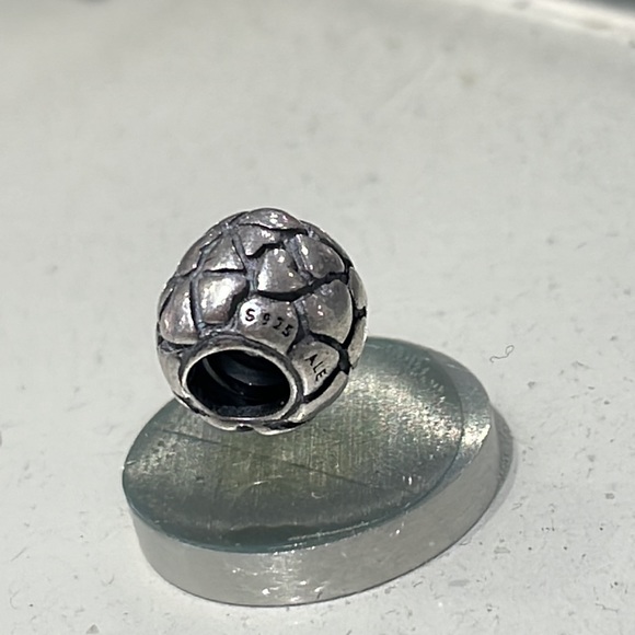 790174 Retired Pandora Lots of Love Heart Charm Bead S925 Sterling Silver - Picture 2 of 3